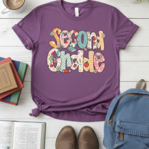 Floral Second Grade T-shirt